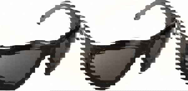 Safety Glass: Anti-Fog & Scratch-Resistant, Polycarbonate, Gray Lenses, Frameless, UV Protection